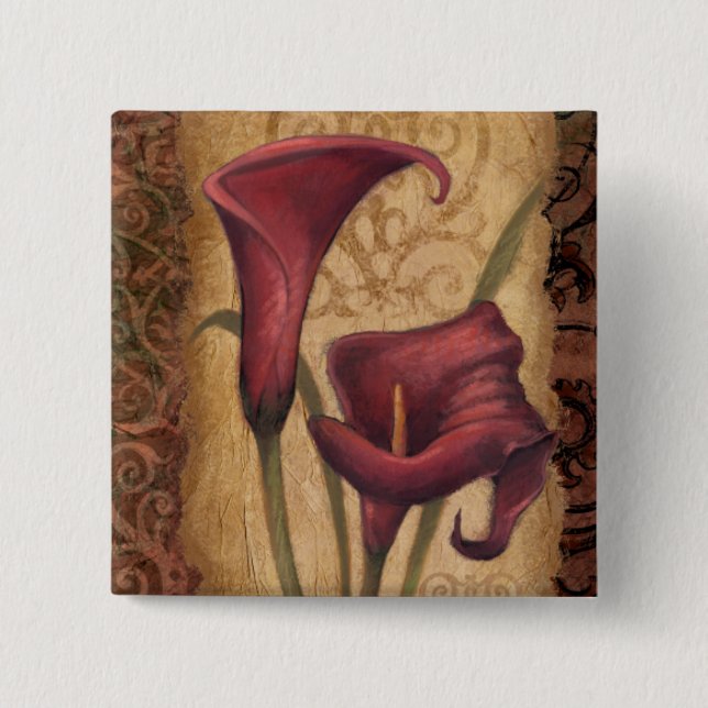 Red Tulips I Button (Front)