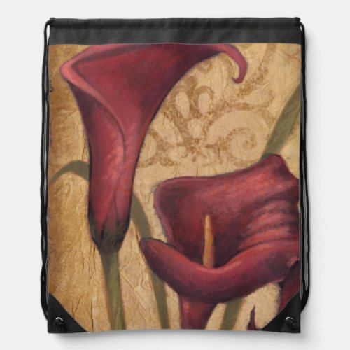 Red Tulips I Drawstring Bag