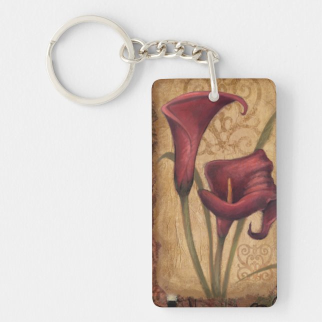 Red Tulips I Keychain (Front)