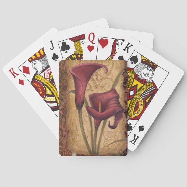 Red Tulips I Poker Cards (Back)
