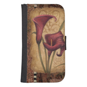 Red Tulips I Wallet Phone Case For Samsung Galaxy S4