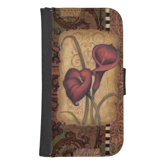 Red Tulips II Samsung Galaxy Wallet Case (Front)