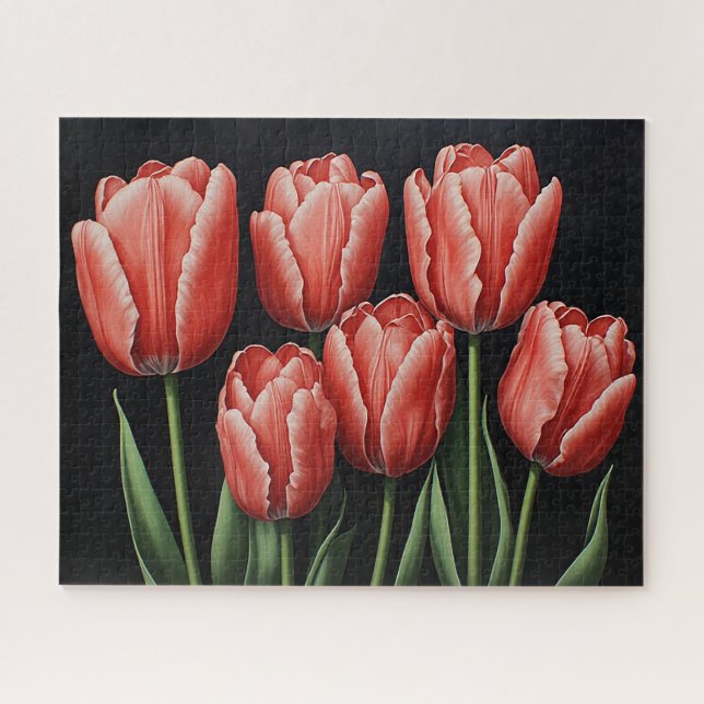 Red Tulips Jigsaw Puzzle (Horizontal)