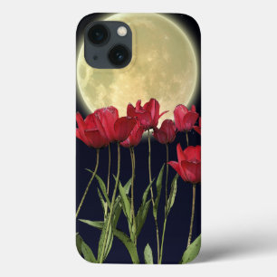 Red Tulips & Moon Arty iPad Mini Retina Case