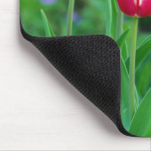 Red Tulips Mouse Pad (Corner)