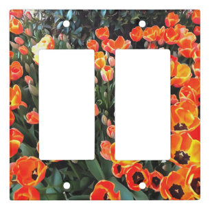 Red Tulips of Istanbul Light Switch Cover