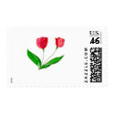 Red Tulips stamp