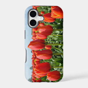 Red tulips print iphone 5 cover