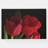 Red Tulips Wedding Guest Book (Back)