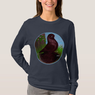 Red Tumbler Pigeon Circle T-Shirt
