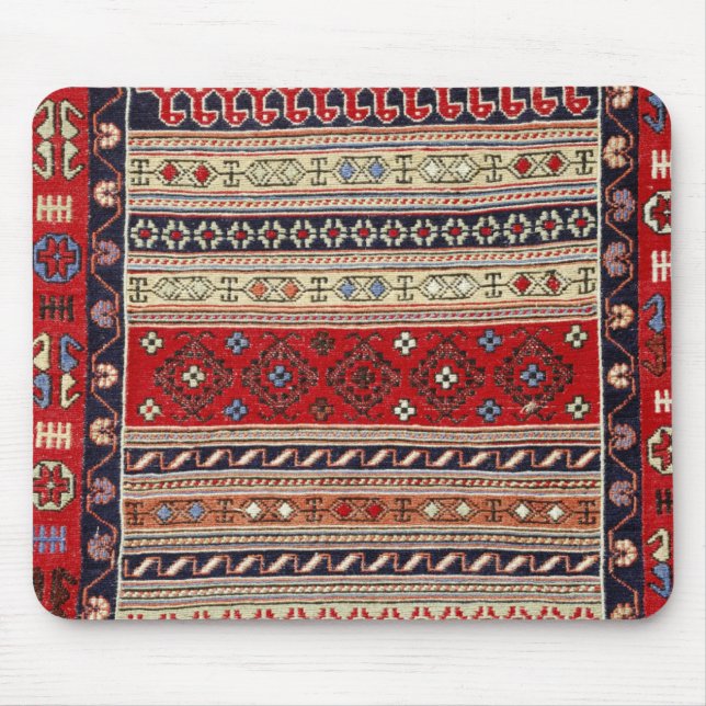 Red Turkish Rug Design Mouse Pad (Front)