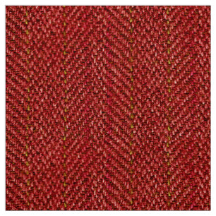 Red Tweed Image Fabric