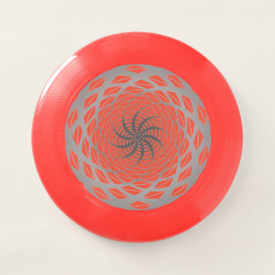 Red Twirl Pattern  Wham-O Frisbee