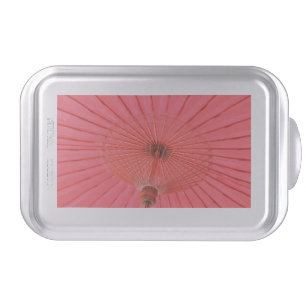 Red umbrella cake pan