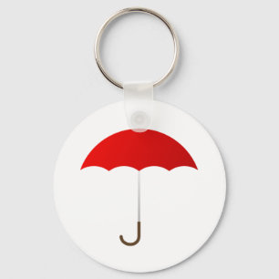 Red Umbrella Keychain