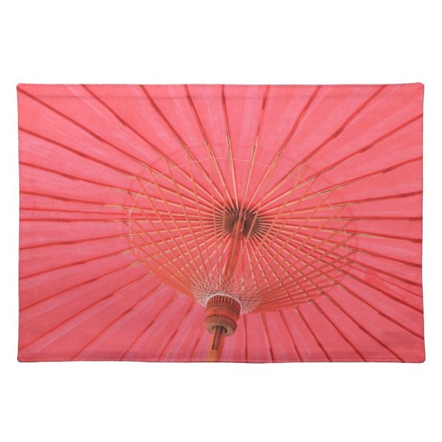 Red umbrella placemat (Front)