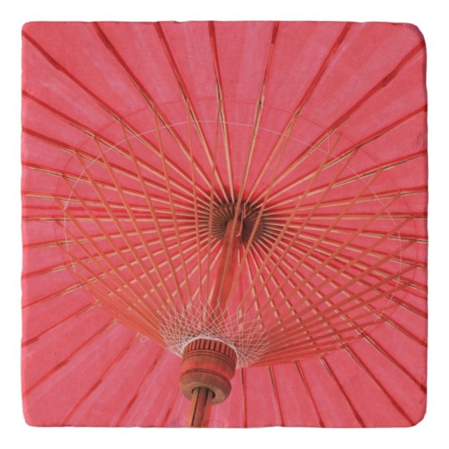 Red umbrella trivet (Front)