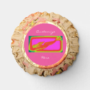 red underwater mermaid beauty pink reese's peanut butter cups