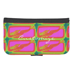 red underwater mermaid Thunder_Cove Wallet Phone Case For Samsung Galaxy S4