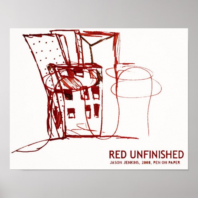 RED UNFINISHED POSTER (Front)