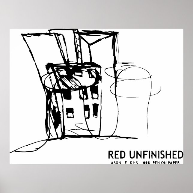 RED UNFINISHED POSTER (Front)
