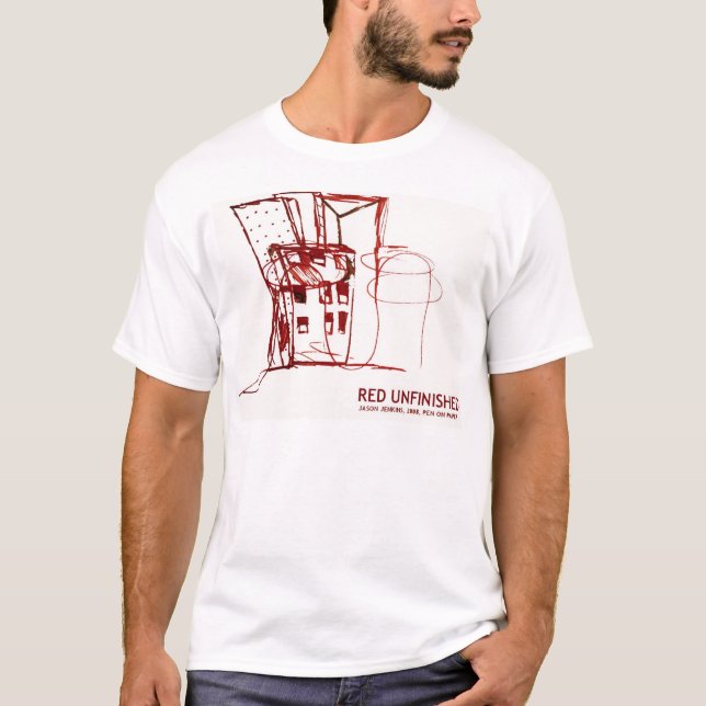 RED UNFINISHED T-Shirt (Front)