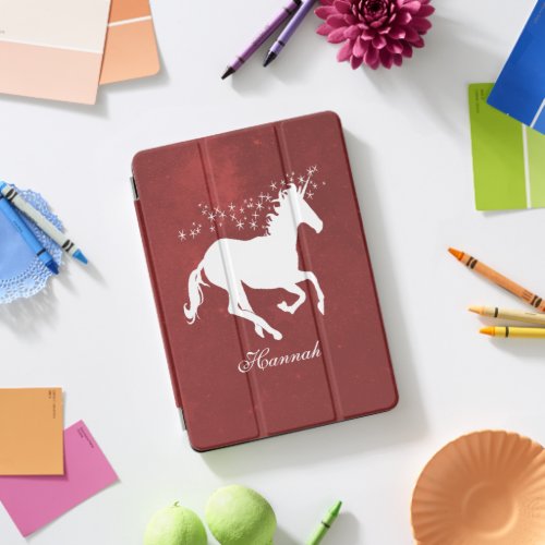 Red Unicorn Personalized iPad Pro Cover