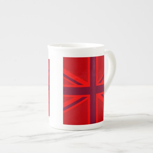 Red Union Jack Bone China Mug