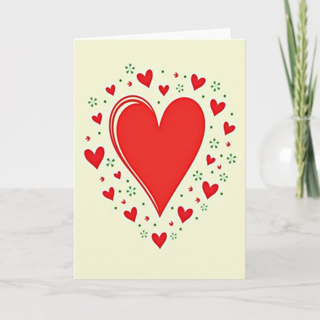 Red Valentine Day Card (Front)