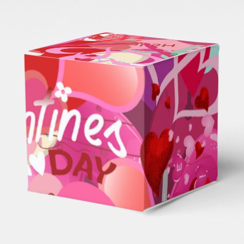 Red Valentine Favor Box