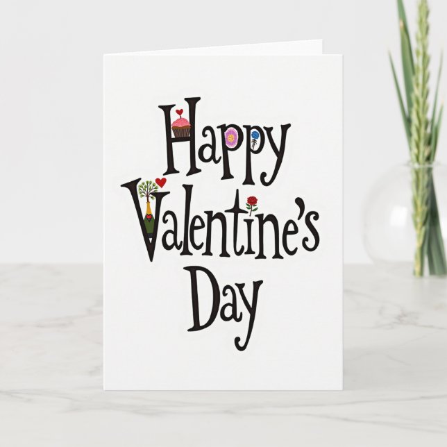 Red Valentines Day Card (Front)