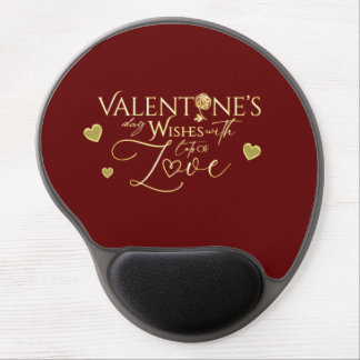 Red Valentine's Day Gifts Gel Mouse Pad