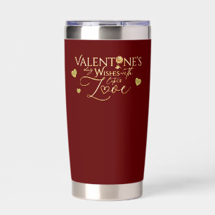 Red Valentine's Day Gifts Insulated Tumbler