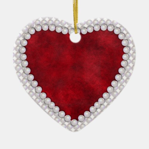 Red Velvet and Pearls Valentine