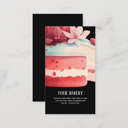 Red Velvet Cake business card