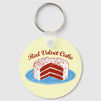 Red Velvet Cake Keychain