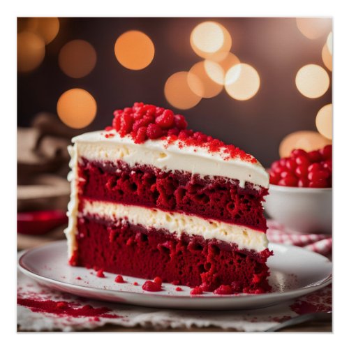 Red Velvet Cake Poster