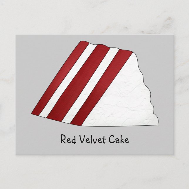 Red Velvet Cake Recipe Card (Front)