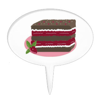 Red Velvet Cake Topper