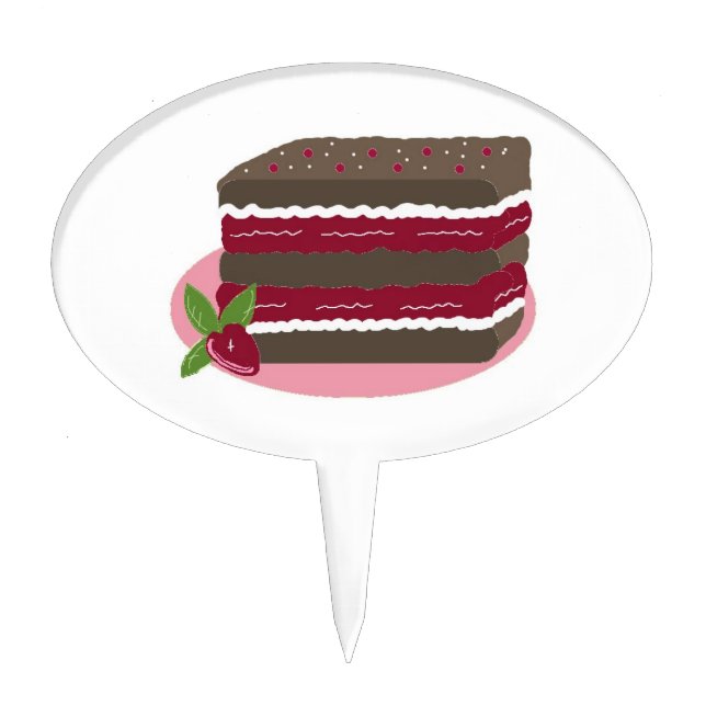 Red Velvet Cake Topper (Front)