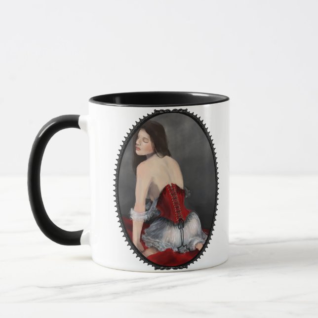 Red Velvet Corset Mug (Left)