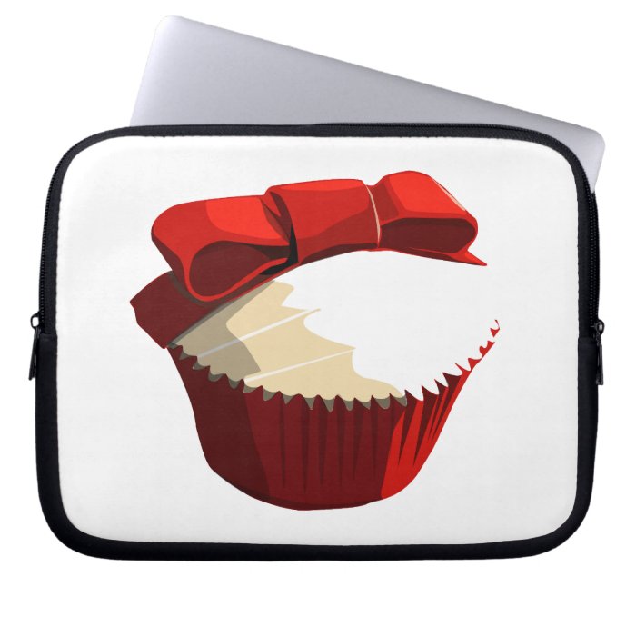 Red velvet cupcake laptop sleeve