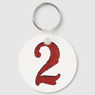 Red Velvet Holiday Number Series. Keychain
