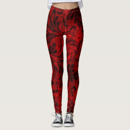 Red Velvet Leggins Leggings
