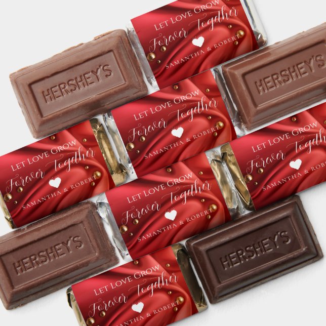 Red Velvet Love Wedding Bridal Favor Chocolate (Assorted)