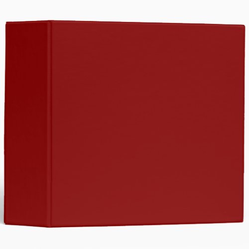 Red Velvet Solid Color  Classic  Elegant 3 Ring Binder