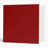 Red Velvet Solid Color | Classic | Elegant 3 Ring Binder (Front/Inside)