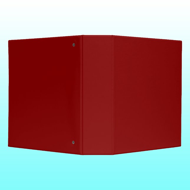 Red Velvet Solid Color | Classic | Elegant 3 Ring Binder (Creator Uploaded)