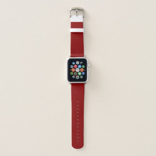 Red Velvet Solid Color  Classic  Elegant  Apple Watch Band