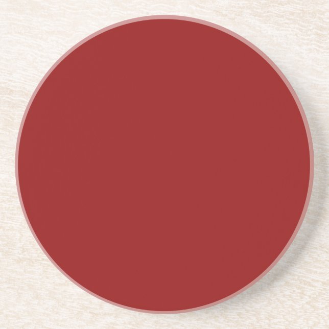 Red Velvet Solid Color | Classic | Elegant  Coaster (Front)